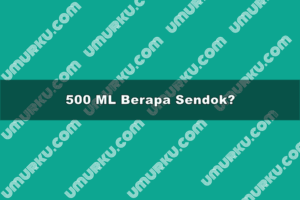 500 ML Berapa Sendok Makan dan Teh?
