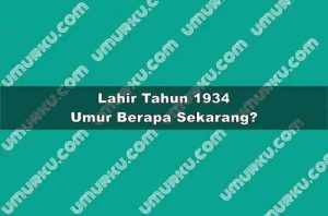 Lahir Tahun 1934 Umur Berapa Sekarang 2026?