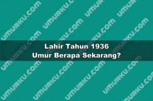 Lahir Tahun 1936 Umur Berapa Sekarang 2026?