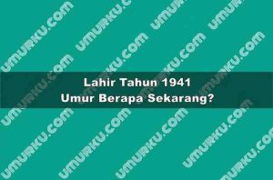 Lahir Tahun 1941 Umur Berapa Sekarang 2026?