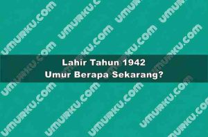 Lahir Tahun 1942 Umur Berapa Sekarang 2026?