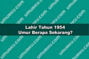 Lahir Tahun 1954 Umur Berapa Sekarang 2026?