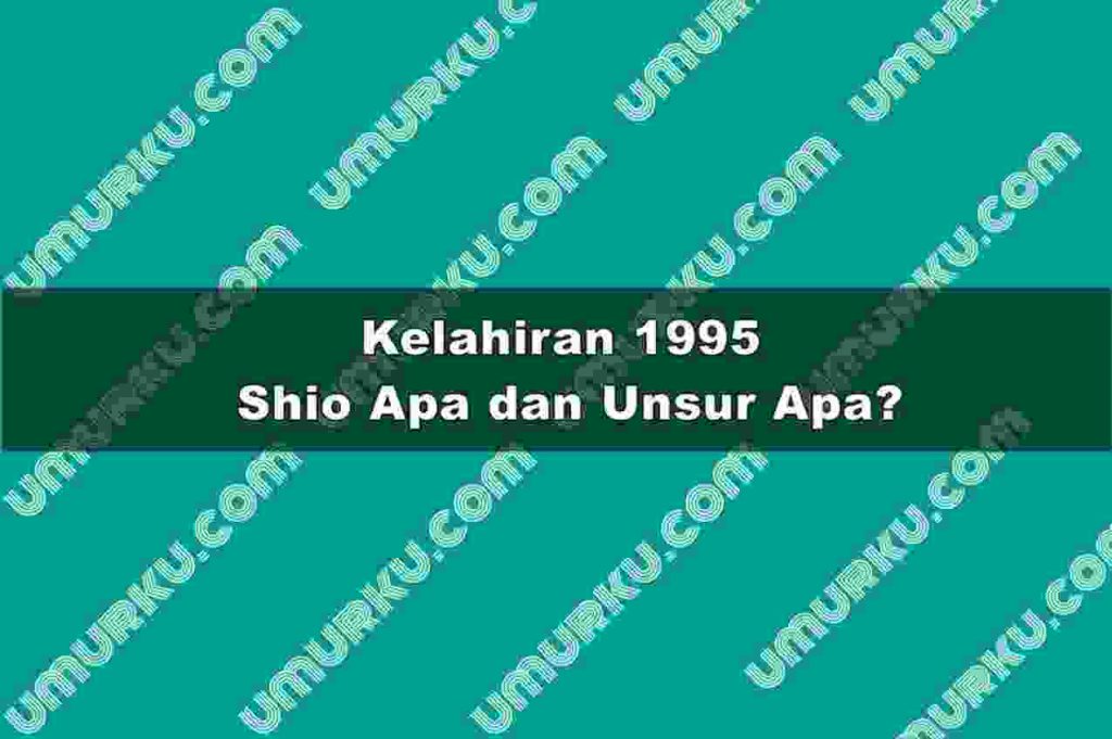 Kelahiran 1995 Shio Apa dan Unsur Apa
