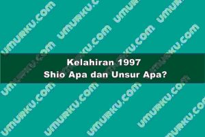 Kelahiran 1997 Shio Apa dan Unsur Apa?