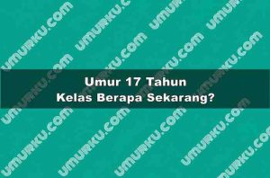 Umur 17 Tahun Kelas Berapa Sekarang?