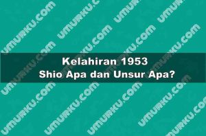 Kelahiran 1953 Shio Apa dan Unsur Apa?
