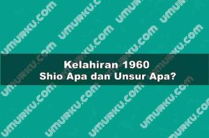 Kelahiran 1960 Shio Apa dan Unsur Apa?